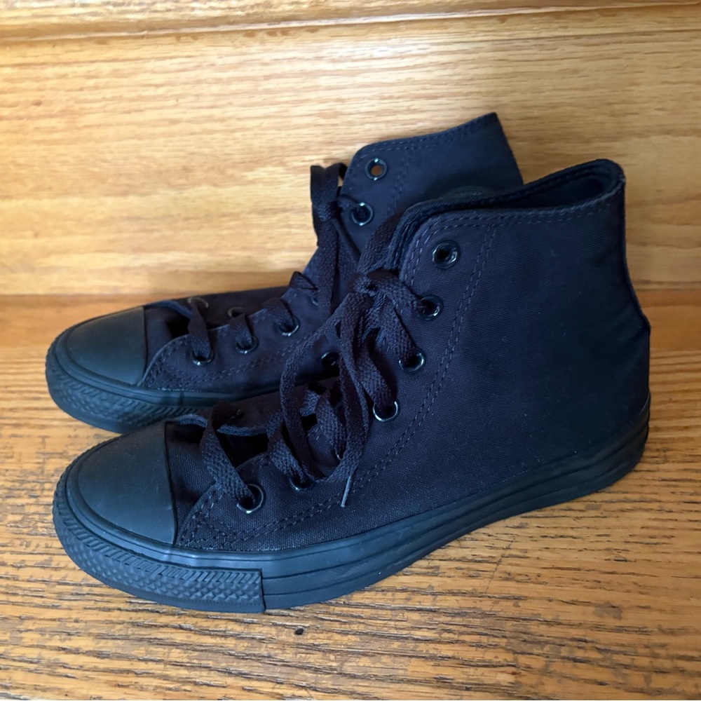 Black High-Top Sneakers